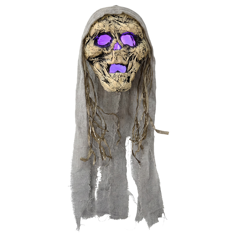 Decorazione Fantasma Bianco Grigio 15x9x47 cm