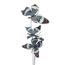 Decoration Branch with butterflies Blue Brown 10x10x65 cm