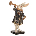 Image de décoration Lapin Noir, Blanc 8x4x12 cm