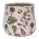 Vaso Porta Pianta Beige Verde Ø 21x19 cm