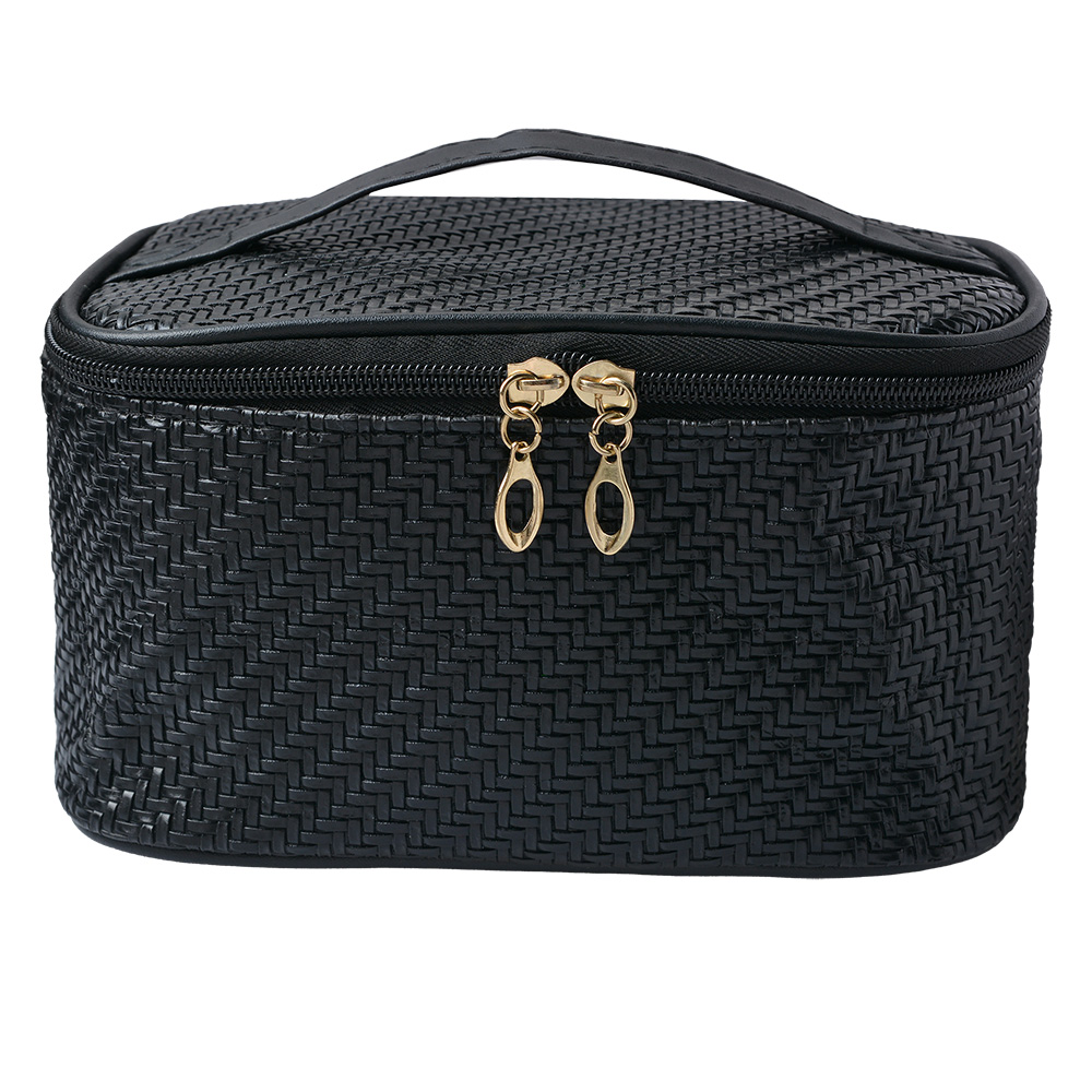 Kulturtasche Damen Schwarz 21x15x14 cm