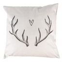 Cushion Cover Beige Brown 45x45 cm