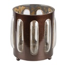 Tealight Holder Brown Ø 14x13 cm