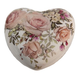 [6CE1414] Decorazione Rosa 11x11x4 cm