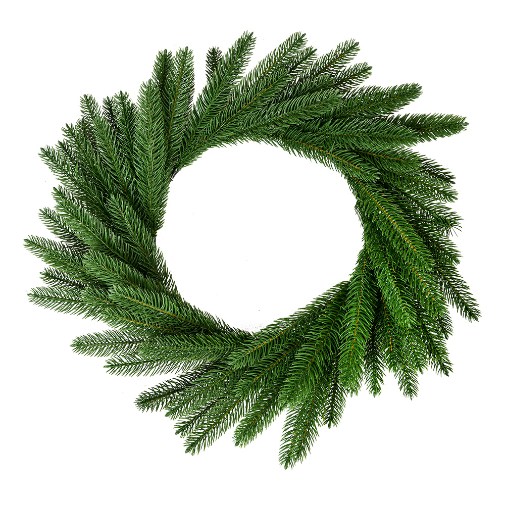 Décoration de Noël Couronne Vert Ø 55x7 cm