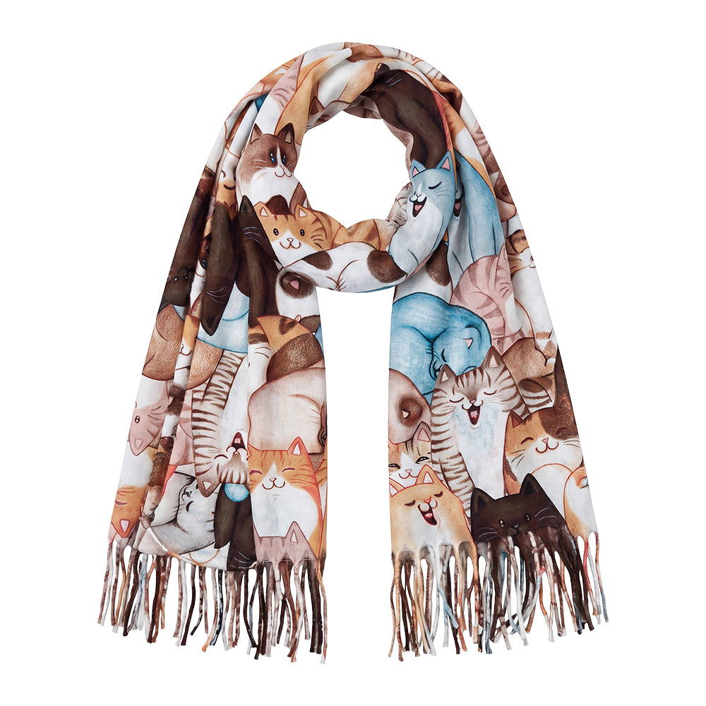 Sjaal 70x180 cm beige