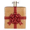 Weihnachtsbaumständer Goldfarbig Rot 26x25x32 cm