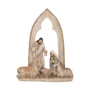 Decoration Christmas Nativity Figures Beige Brown 18x7x22 cm