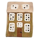 Décoration Maison Vert Beige 10x7x14 cm