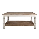 Table White Brown 180x70x85 cm