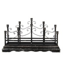 Candle Holder Black 79x18x46 cm