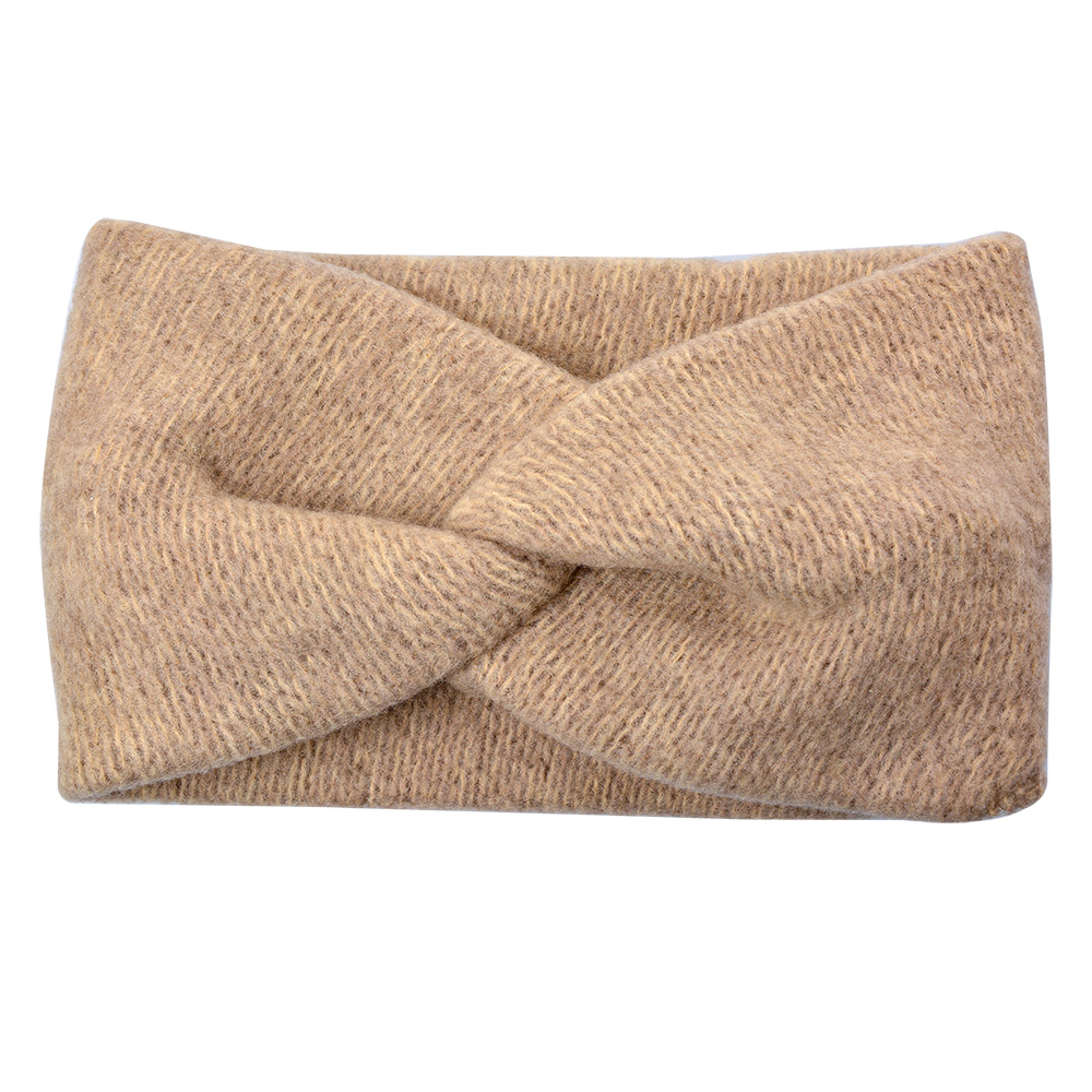 Stirnband 10x22 cm Beige