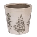 Vaso Porta Pianta Beige Verde Ø 17x16 cm
