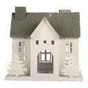 Décoration Maison Blanc Vert 26x17x26 cm