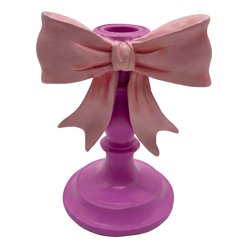 Candlestick Pink 11x9x14 cm
