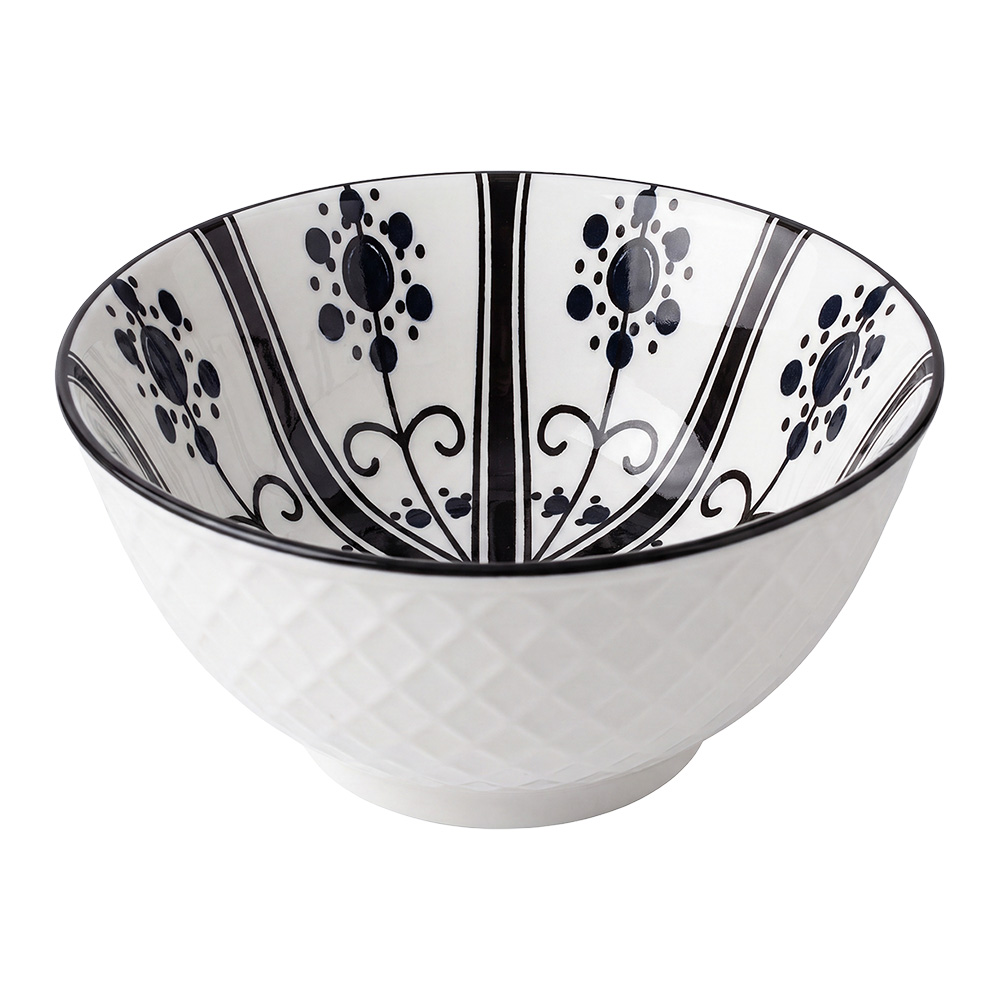Scodella Bianco Nero Ø 13x6 cm / 350 ml