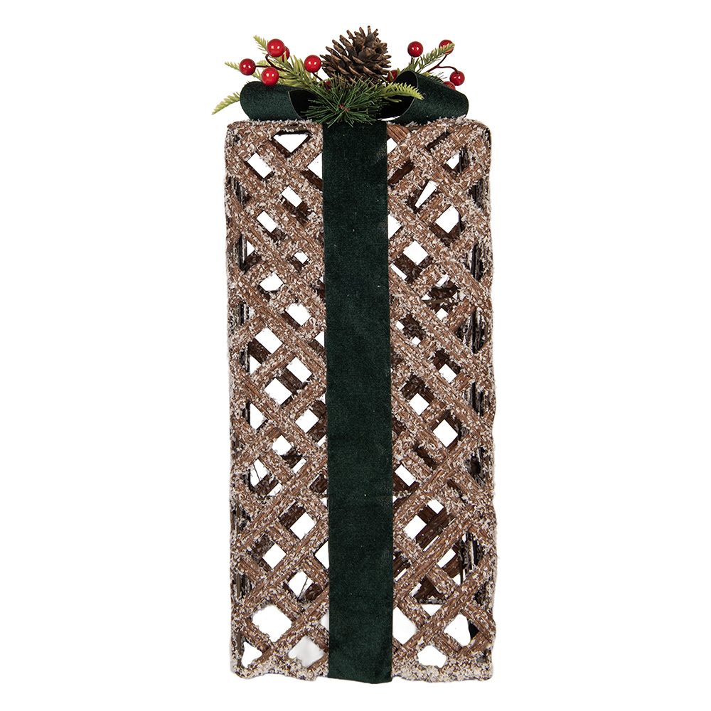 Decoratie cadeau 20x20x53 cm