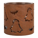 Tealight Holder Brown Ø 16x15 cm