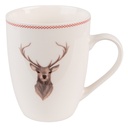 Mug Beige Brown 12x8x10 cm / 300 ml