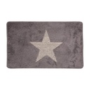 Bath mat Grey 78x48x1 cm