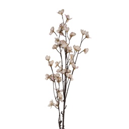 [5PL0202LP] Fleur artificielle Rose Marron 8x8x110 cm