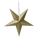Decorazione Natalizie Stella Color oro 45x15x45 cm
