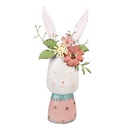 Pot de fleur Blanc Rose 29x19x62 cm