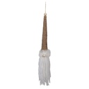 Decorazione pendente Gnomo Marrone 6x6x48 cm