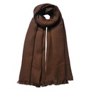 Foulard Donna Marrone 50x180 cm