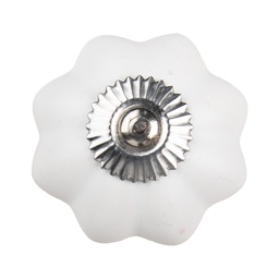 [64377] Pomello per Porta Bianco Ø 4x4 cm / S3 cm