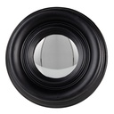 Miroir mural Noir Ø 21x4 cm