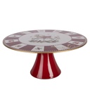 Etagere Rot Weiß Ø 33x14 cm