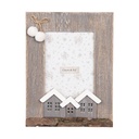 Photo frame Brown White 16x3x21 cm / 10x15 cm