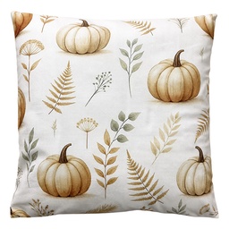 [KG023.192] Cushion filled Beige Orange 45x45x4 cm