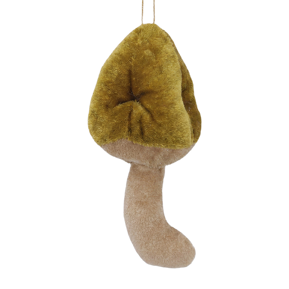 Decorazione Fungo Verde Ø 5x14 cm