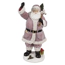 Décoration père Noël Rose 24x19x43 cm