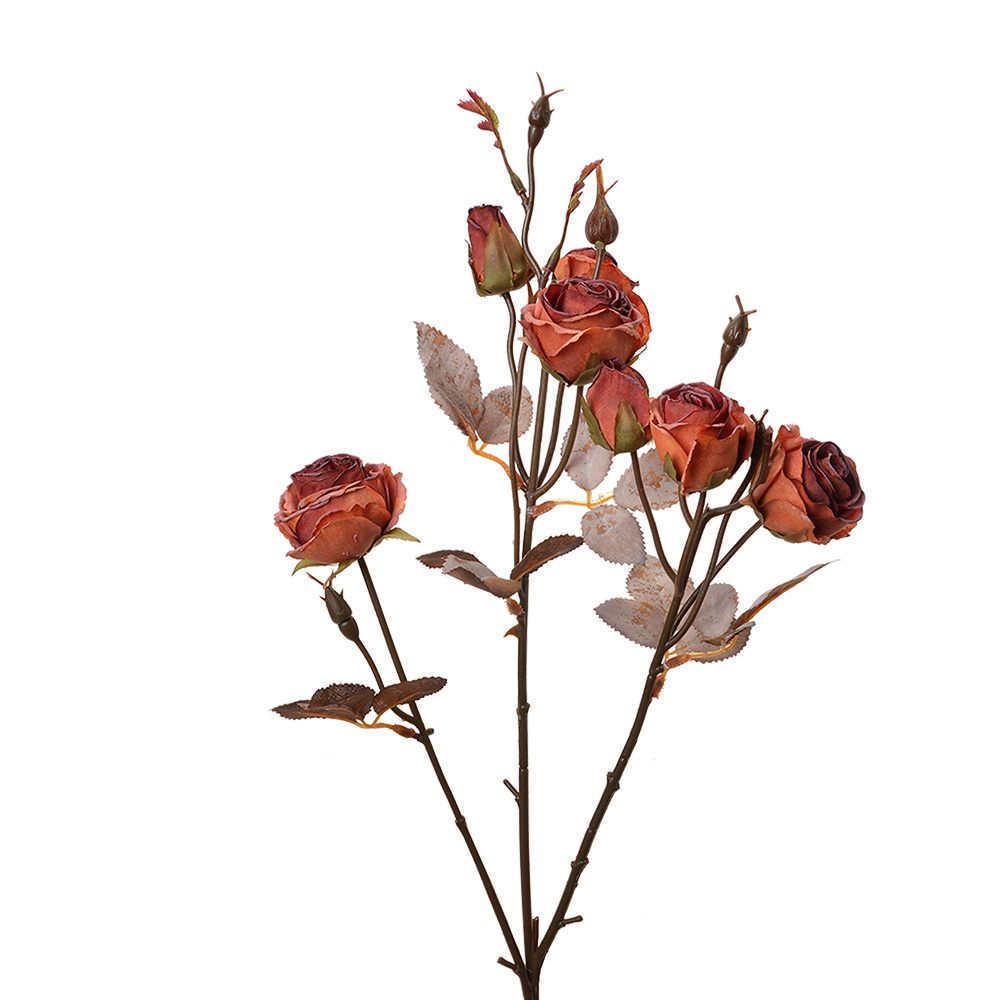 Decoratie tak met bloemen 16x9x73 cm