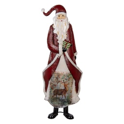 [5Y1317] Decoratie kerstman 33x16x85 cm