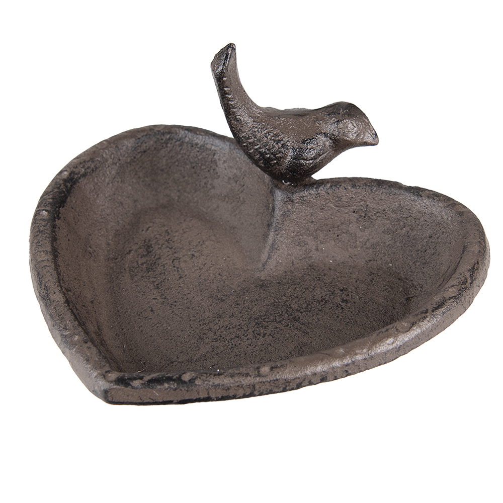 Bain doiseaux Marron 16x14x8 cm
