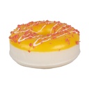 Decoration donut Yellow Ø 8x3 cm