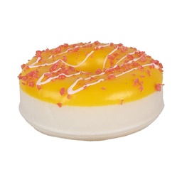 [65982] Ciambella decorativa Giallo Ø 8x3 cm