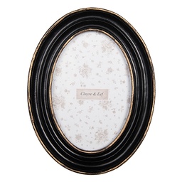 [2F1282] Picture Frame Black Gold colored 15x2x20 cm / 10x15 cm