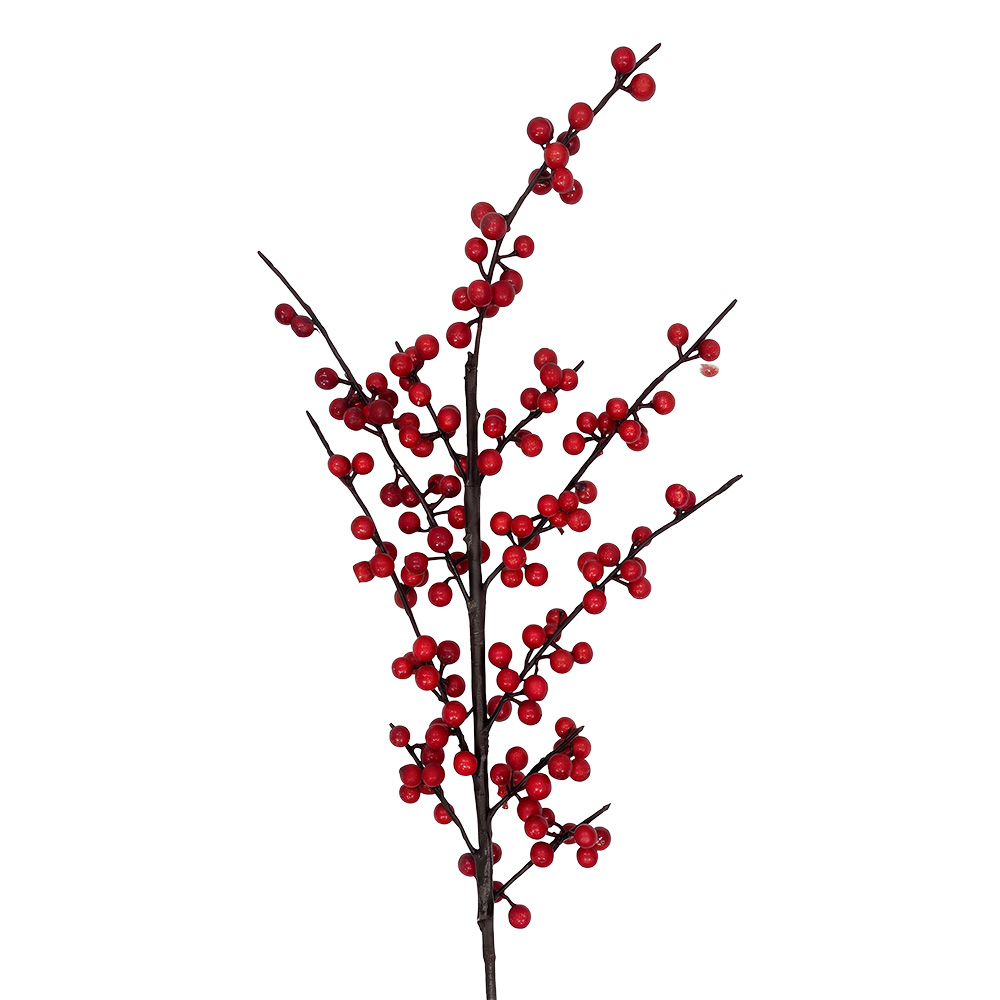 Branche de décoration Rouge 50 cm
