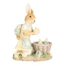 Deko Kaninchen Beige Gelb 10x6x13 cm