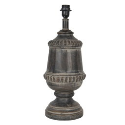 [6LMP667] Lamp Base Table Lamp Brown Ø 21x55 cm E27/max 1x60W