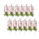 Branche de décoration avec fleurs (set 12) Rose 30x12x110 cm