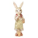 Decorativa Coniglio Beige verde 7x6x21 cm
