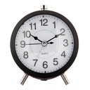 Alarm Clock Analog Black 10x7x12 cm / 1xAA