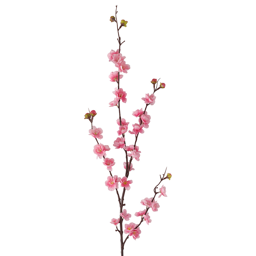 Decoratie tak met bloemen 66 cm