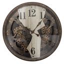 Orologio da Parete Marrone Beige Ø 76x10 cm / 3xAA